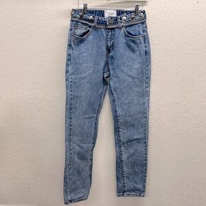 One Teaspoon Hollywood Hills Truckers Mid Rise Straight Leg Jean 24